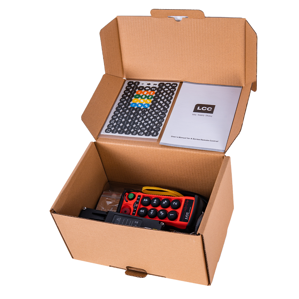 メーカーLCC QA800 8ボタン産業トラッククレーンワイヤレスラジオスイッチコントローラーラジオコントロールリフティング