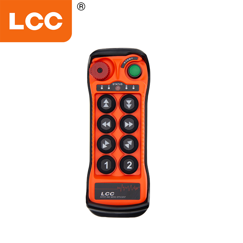 メーカーLCC QA800 8ボタン産業トラッククレーンワイヤレスラジオスイッチコントローラーラジオコントロールリフティング