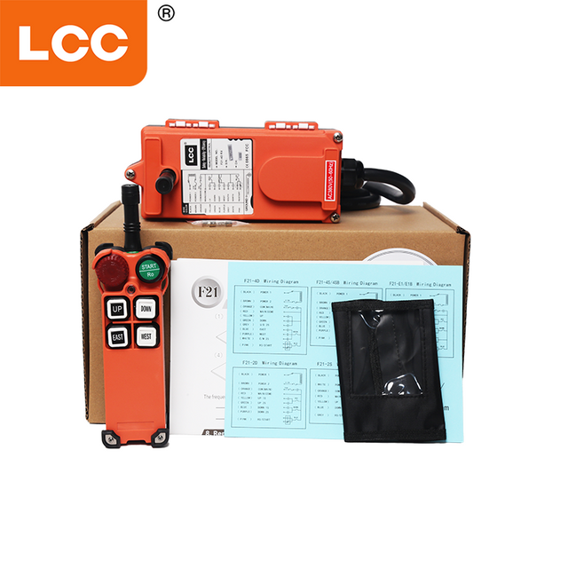 F21-4Sワイヤレス電気ボタンプッシャーホイストシステムリモコン