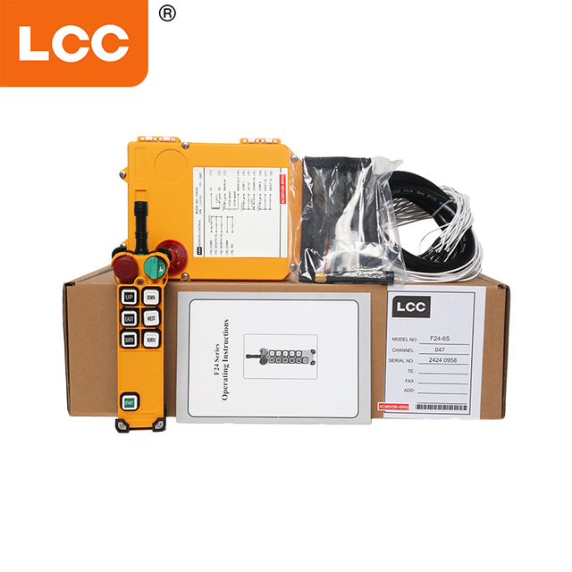 F24-6Sユニバーサルトウトラックホイストワイヤレス産業リモートコントロールスイッチ