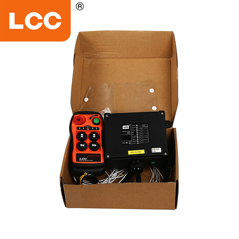 LCCメーカーQA400 380V 36V 48V 4チャンネルコンクリートポンプ産業リフティングオーバーヘッドトラッククレーントロリーラジオクレーンリモコン