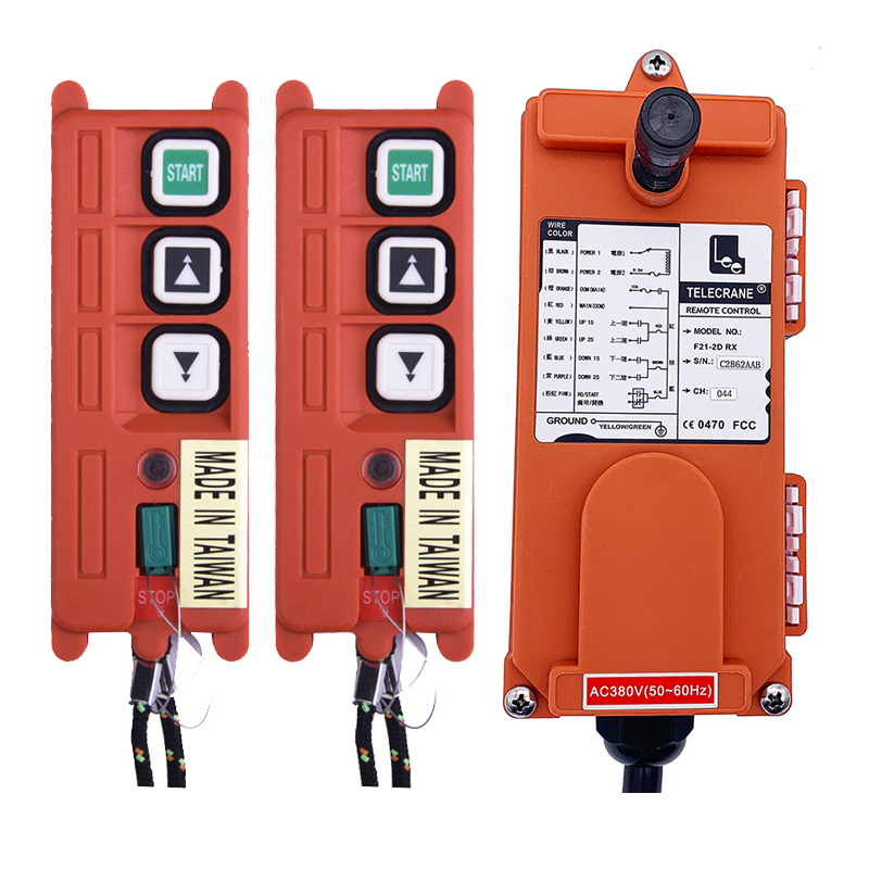 F21-2D Industrial Small Electric Telecrane Radio Remote Control