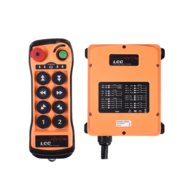 Q808産業用8ボタンホイストワイヤレスリモコン