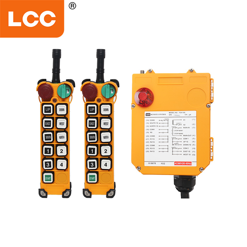 F24-10S Industrial Wireless Crane Electric Hoist Radio Remote Control