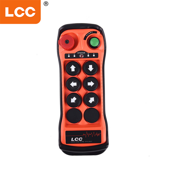 LCCメーカーQA600防水6 Button110V 220V 24VTruckワイヤレスリフティングオーバーヘッドクレーンホイストラジオ産業リモコン