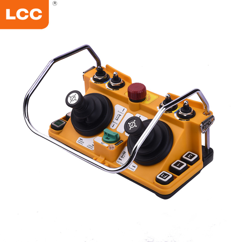 F24-60中国LCC 8方向5スピードトラッククレーンジョイスティックワイヤレスリモートコントロールスイッチ 