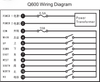 Q600 UHFワイヤレスラジオスイッチ6ボタン産業用クレーンリモートコントロールLCCリモートコントローラー