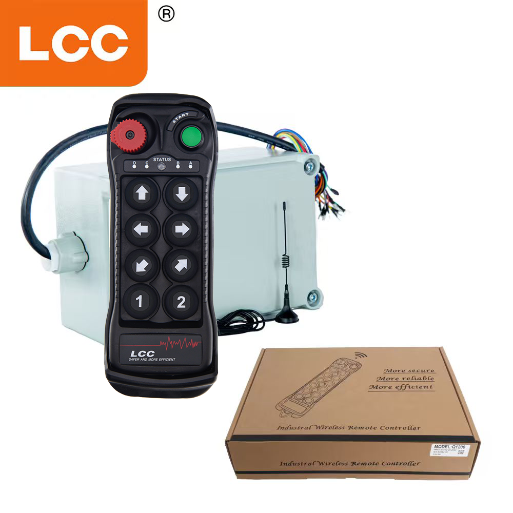 LCC BQ800 8 ボタンシングルスピード防爆防爆ワイヤレスリモコンホイストクレーン危険区域用