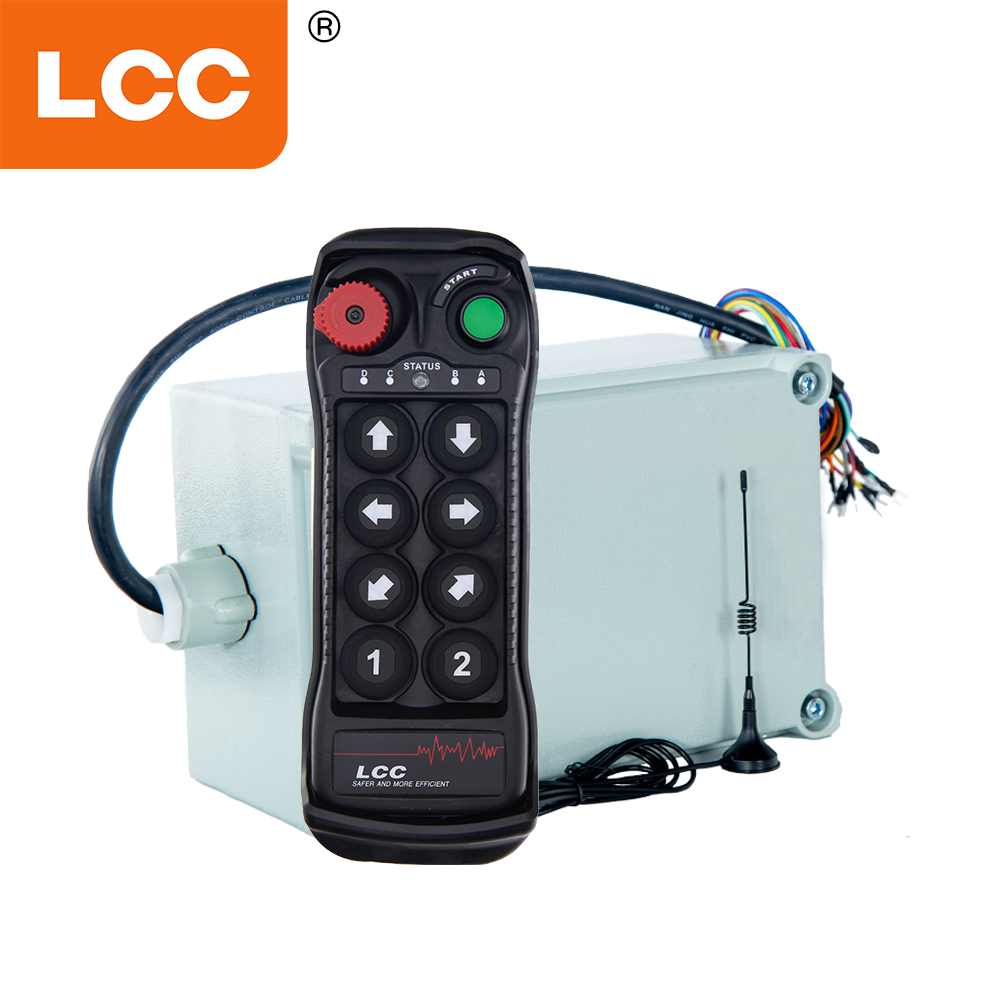 LCC BQ800 8 ボタンシングルスピード防爆防爆ワイヤレスリモコンホイストクレーン危険区域用