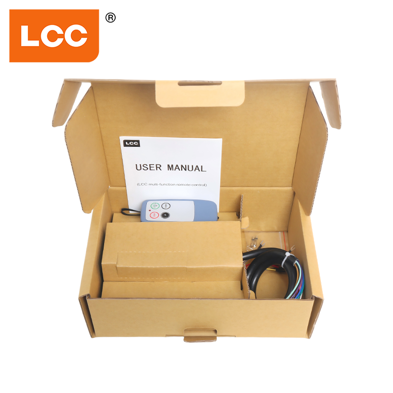 12V 24V LCC SAGA1-L4 4 ボタンシングルスピードリモートコントロールシステムタワーウインチラジオクレーンリモコン